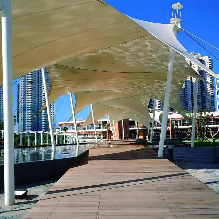 鹤山市膜结构景观棚