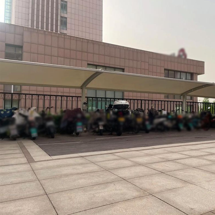 鹤山市膜结构电动车棚